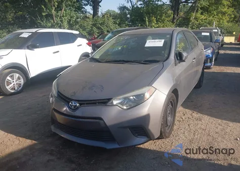 2016 Toyota Corolla Le из США, поврежденный, VIN 2T1BURHE0GC564197